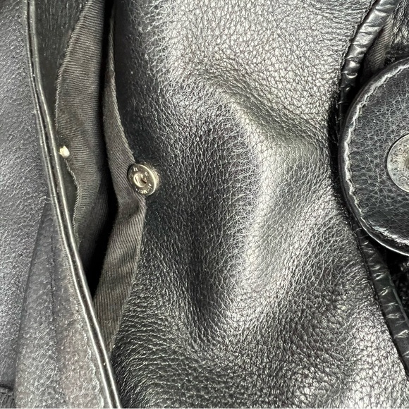 Women’s Black Soft Leather Bag Pocketbook - Picture 7 of 7